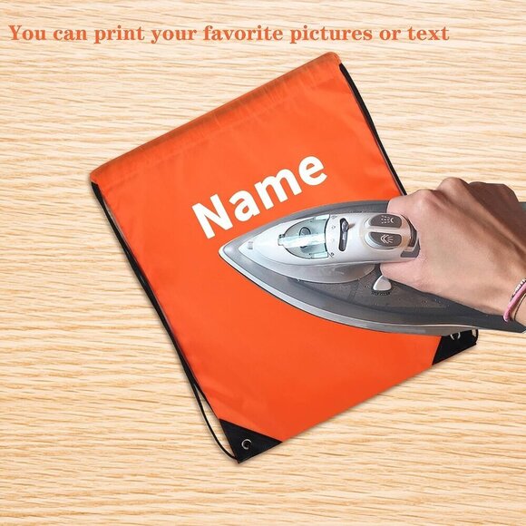 Yellow Kids Drawstring Bag - Picture 7 of 7